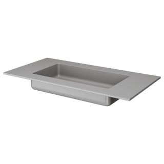Раковина моноблок Armadi Art Quatro 793-100-L 100 см серый