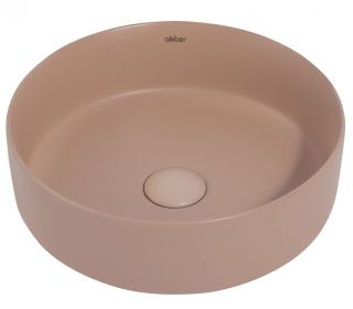 Раковина ABBER Bequem AC2108MBB 36см бежевый матовый Раковина ABBER Bequem AC2108MBB 36см бежевый матовый