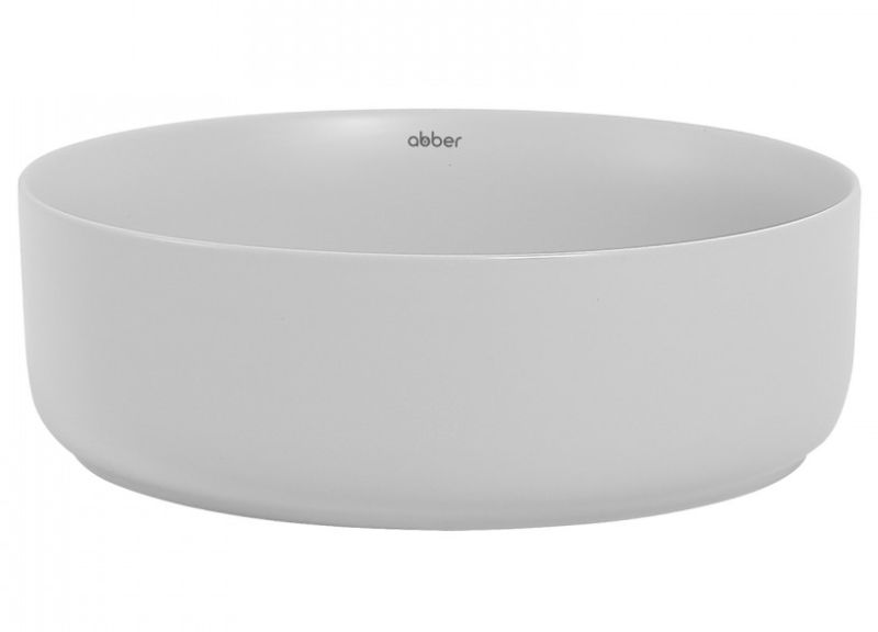 Раковина ABBER Bequem AC2108MLG 36см светло-серый матовый Раковина ABBER Bequem AC2108MLG 36см светло-серый матовый