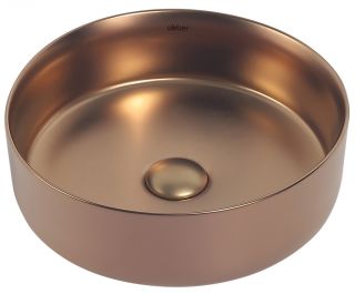 Раковина ABBER Bequem AC2108MRG 36см розовое золото матовое Раковина ABBER Bequem AC2108MRG 36см розовое золото матовое
