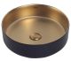 Раковина ABBER Bequem AC2109BG 40см чёрный/золото матовое Раковина ABBER Bequem AC2109BG 40см чёрный/золото матовое
