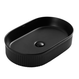 Раковина накладная ABBER Bequem AC2116MB 57 см чёрный матовый