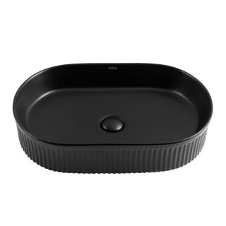 Раковина накладная ABBER Bequem AC2116MB 57 см чёрный матовый