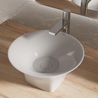 Раковина накладная ABBER Bequem AC2125 38 см белый