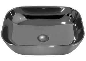 Раковина ABBER Rechteck AC2200GS 46см серебро