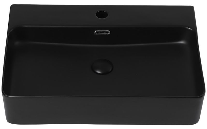 Раковина ABBER Rechteck 61см чёрный матовый AC2201MB
