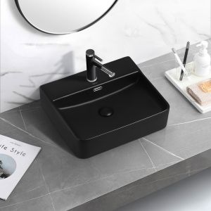 Раковина ABBER Rechteck 50см чёрный матовый AC2203MB
