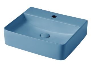 Раковина ABBER Rechteck AC2203MSB 50см синий матовый Раковина ABBER Rechteck AC2203MSB 50см синий матовый