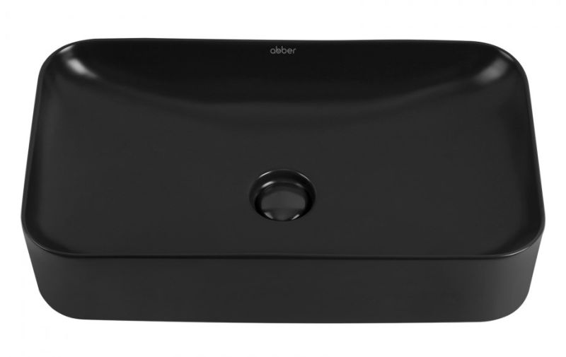 Раковина ABBER Rechteck AC2204MB 60см чёрный матовый