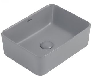 Раковина ABBER Rechteck AC2213MG 40см серый матовый Раковина ABBER Rechteck AC2213MG 40см серый матовый