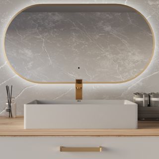 Раковина накладная ABBER Rechteck AC2220 60 см белый