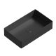 Раковина накладная ABBER Rechteck AC2220MB 60 см чёрный матовый