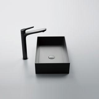 Раковина накладная ABBER Rechteck AC2220MB 60 см чёрный матовый