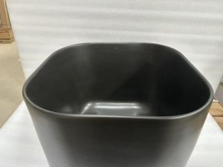Раковина накладная ABBER Rechteck AC2222MB 40 см чёрный матовый
