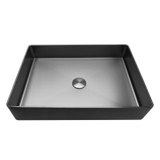 Раковина накладная ABBER Wasser Kreis AF2400GM 51 см оружейная сталь