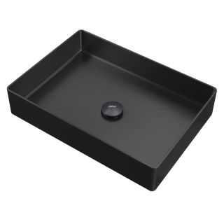 Раковина накладная ABBER Wasser Kreis AF2400MB 51 см чёрный матовый