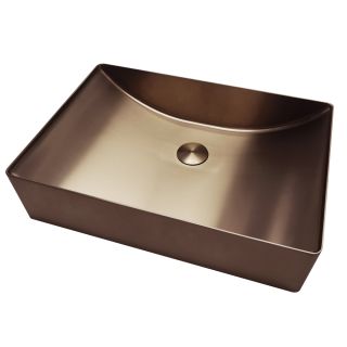 Раковина накладная ABBER Wasser Kreis AF2403MRG 49 см розовое золото матовое