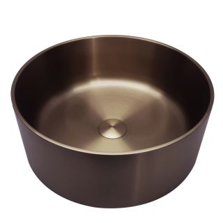 Раковина накладная ABBER Wasser Kreis AF2407MRG 39 см розовое золото матовое