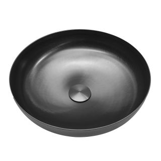 Раковина накладная ABBER Wasser Kreis AF2412GM 35 см оружейная сталь