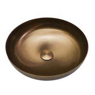Раковина накладная ABBER Wasser Kreis AF2412MRG 35 см розовое золото матовое