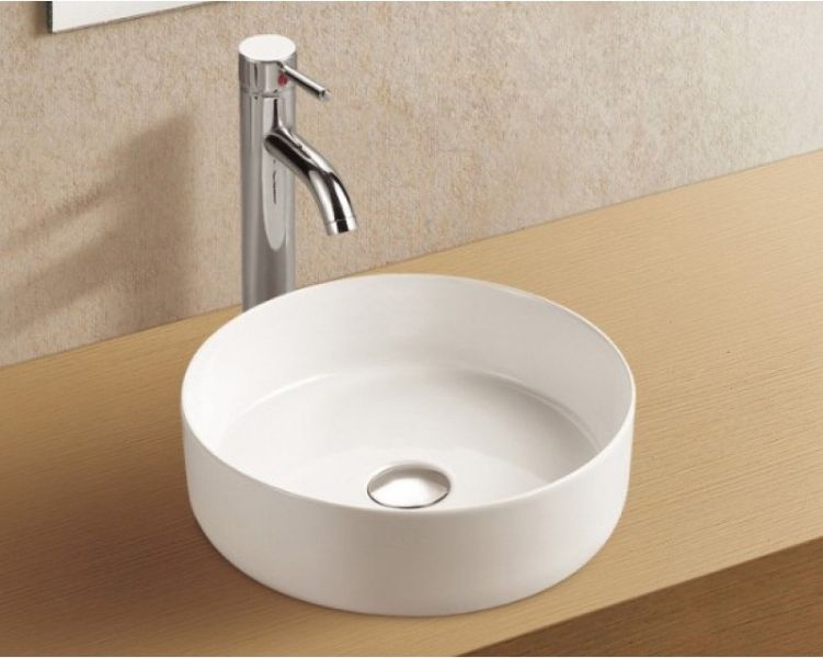 Раковина накладная Azario 35.5х35.5х12 фаянс (AZ3134)