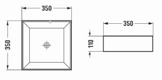 Раковина накладная Azario 36х36х11 фаянс, цвет Белый (AZ2179SSP) Раковина накладная Azario 36х36х11 фаянс, цвет Белый (AZ2179SSP)