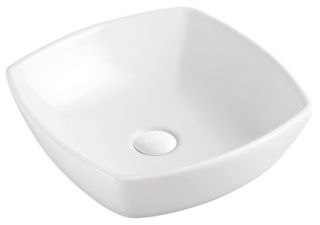 Раковина накладная Azario 42х42х13.5 фаянс, цвет Белый (AZ2076SP) Раковина накладная Azario 42х42х13.5 фаянс, цвет Белый (AZ2076SP)