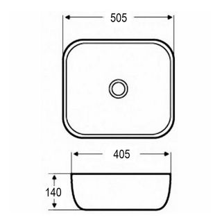 Раковина накладная Azario 50.5х40.5х14 фаянс, цвет Белый глянцевый (AZ2143SP) Раковина накладная Azario 50.5х40.5х14 фаянс, цвет Белый глянцевый (AZ2143SP)