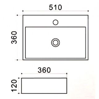 Раковина накладная Azario 51х36х12 фаянс, цвет Белый (AZ414) Раковина накладная Azario 51х36х12 фаянс, цвет Белый (AZ414)