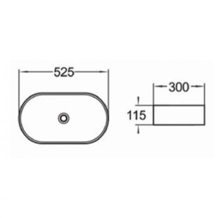 Раковина накладная Azario 60х38х13 фаянс, цвет Белый (AZ78330D) Раковина накладная Azario 60х38х13 фаянс, цвет Белый (AZ78330D)