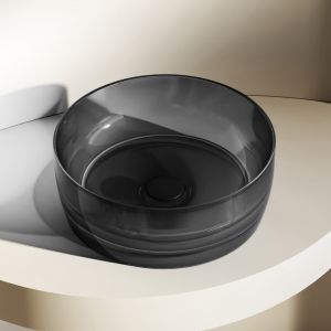 Раковина ABBER Kristall 40см чёрный AT2804Onyx