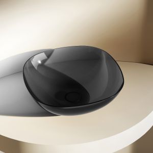 Раковина ABBER Kristall 43см чёрный AT2806Onyx