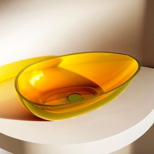 Раковина ABBER Kristall AT2811Amber 60м жёлтый