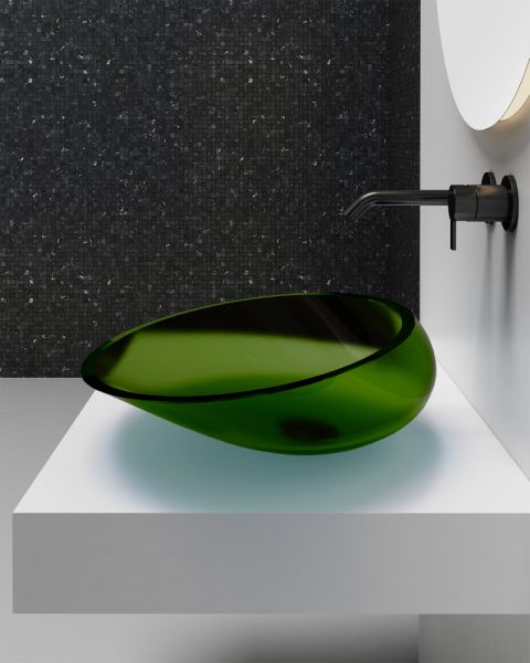Раковина ABBER Kristall AT2812Emerald 53см зелёный
