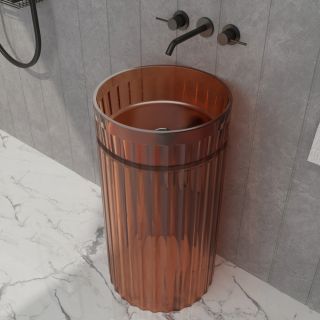 Раковина напольная ABBER Kristall AT2709Opal-H 45 см коричневый