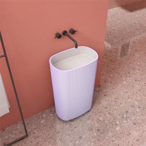 Напольная раковина ABBER Stein AS2502Violett 55см фиолетовый