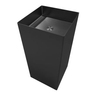 Раковина напольная ABBER Wasser Kreis AF2413MB 39 см чёрный матовый