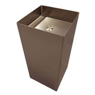 Раковина напольная ABBER Wasser Kreis AF2413MRG 39 см розовое золото матовое