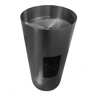 Раковина напольная ABBER Wasser Kreis AF2414GM 40 см оружейная сталь