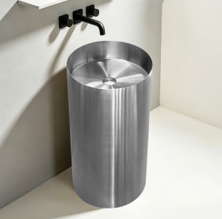 Раковина напольная ABBER Wasser Kreis AF2414SP 40 см сатин