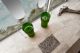 Напольная раковина ABBER Kristall AT2701Emerald 45см зелёный