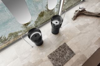 Напольная раковина ABBER Kristall 45x90см чёрный AT2701Onyx-H Напольная раковина ABBER Kristall 45x90см чёрный AT2701Onyx-H