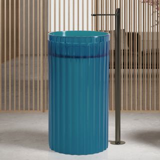 Раковина напольная ABBER Kristall AT2709Aquamarin 45 см бирюзовый