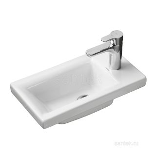 Прямоугольная раковина Santek Миранда 40 1WH302500 Прямоугольная раковина Santek Миранда 40 1WH302500