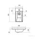 Прямоугольная раковина Santek Миранда 40 1WH302500