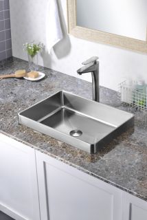 Раковина встраиваемая сверху ABBER Wasser Kreis AF2401SP 51 см сатин