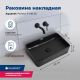 Раковина накладная Aquanet Perfect-3-MB 273676 55 см чёрный матовый