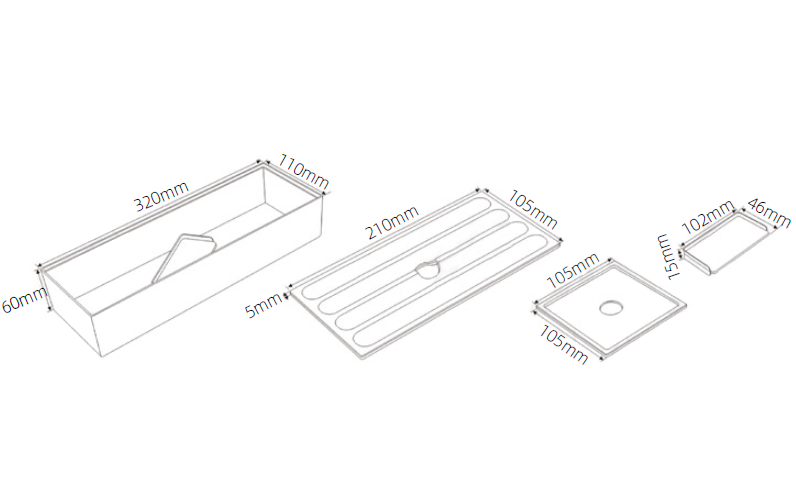 Органайзер для базы под раковину Vincea VCORG-41