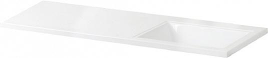 Раковина BelBagno из литьевого мрамора правосторонняя 120см BB1200/480-LV-MR-R