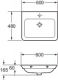 Раковина BelBagno 60см TOR-600-CB-LVB Раковина BelBagno 60см TOR-600-CB-LVB